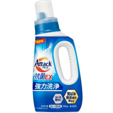 Жидкое антибактериальное средство для стирки Attack Antibacterial EX, KAO, 750 г